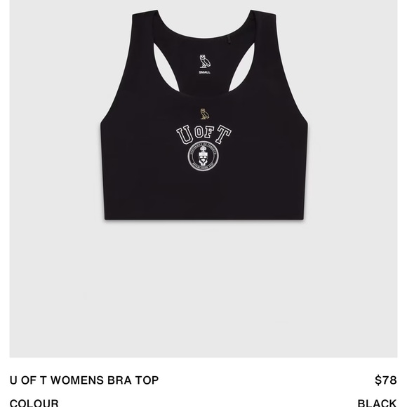 OVO x U of T Sports bra - Picture 4 of 6